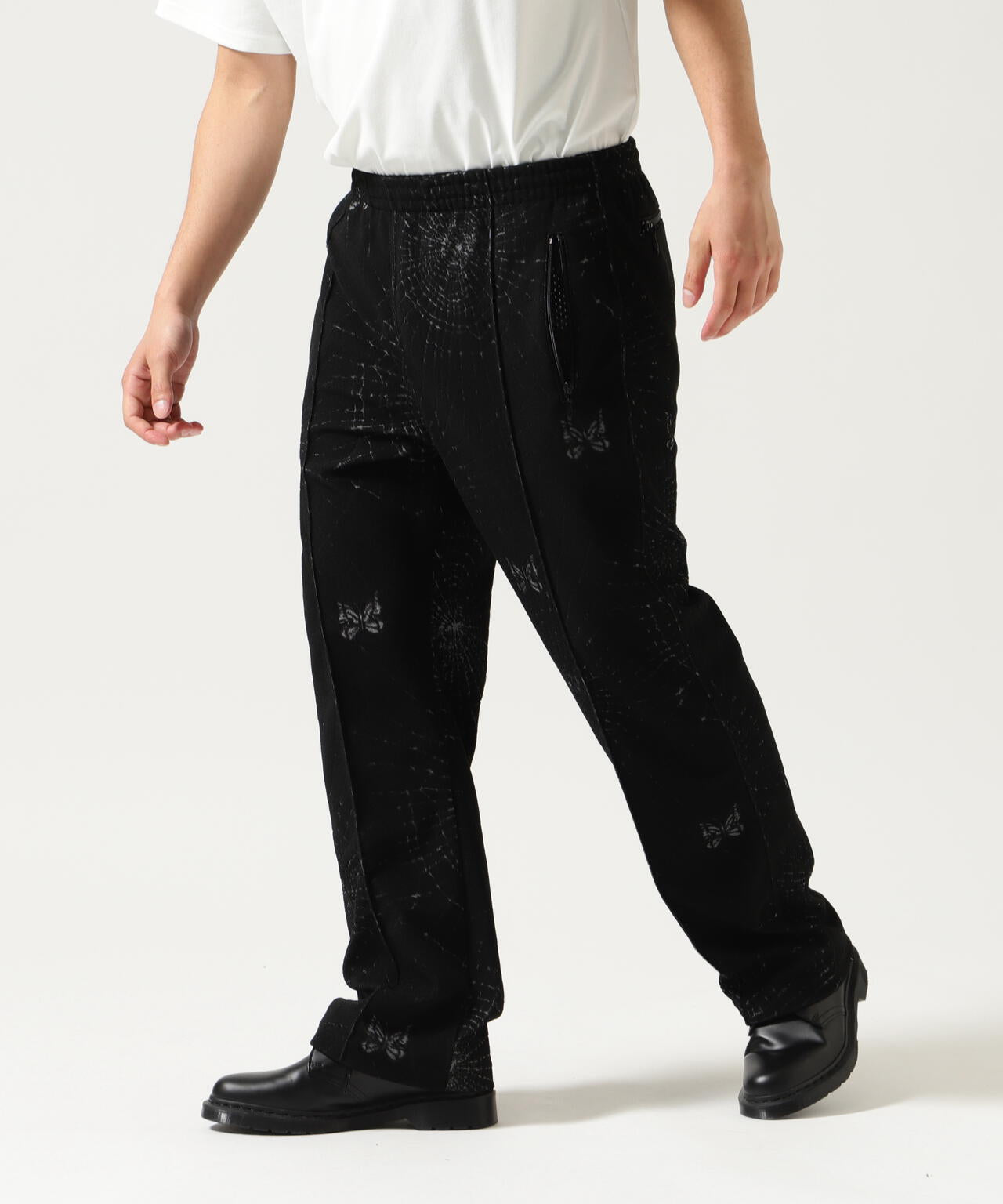 NEEDLES / Track Pant - Pile Jacquard / Spider Web