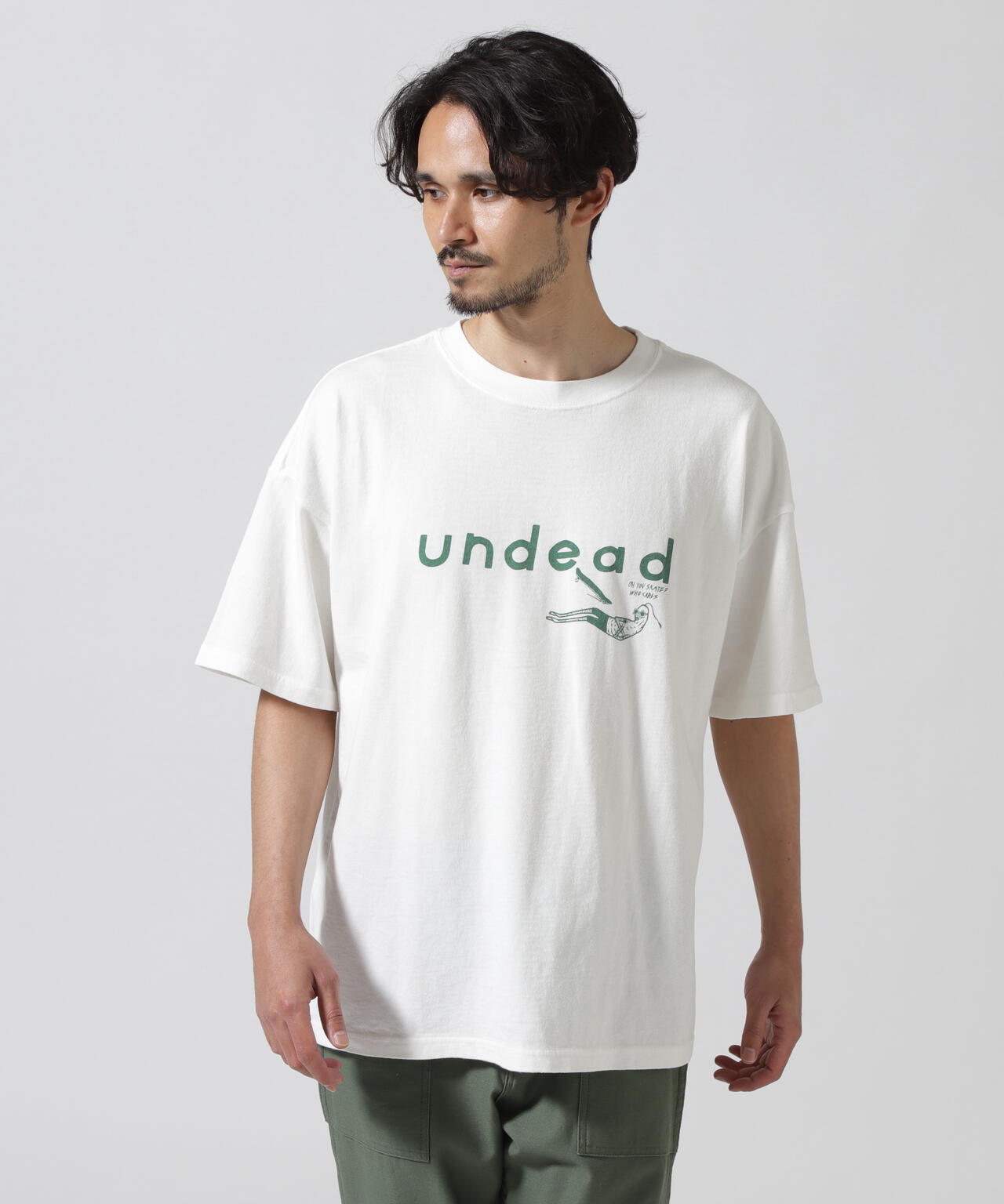 REMI RELIEF(レミレリーフ) 別注20/-天竺BIGサイズTシャツ(Undead)