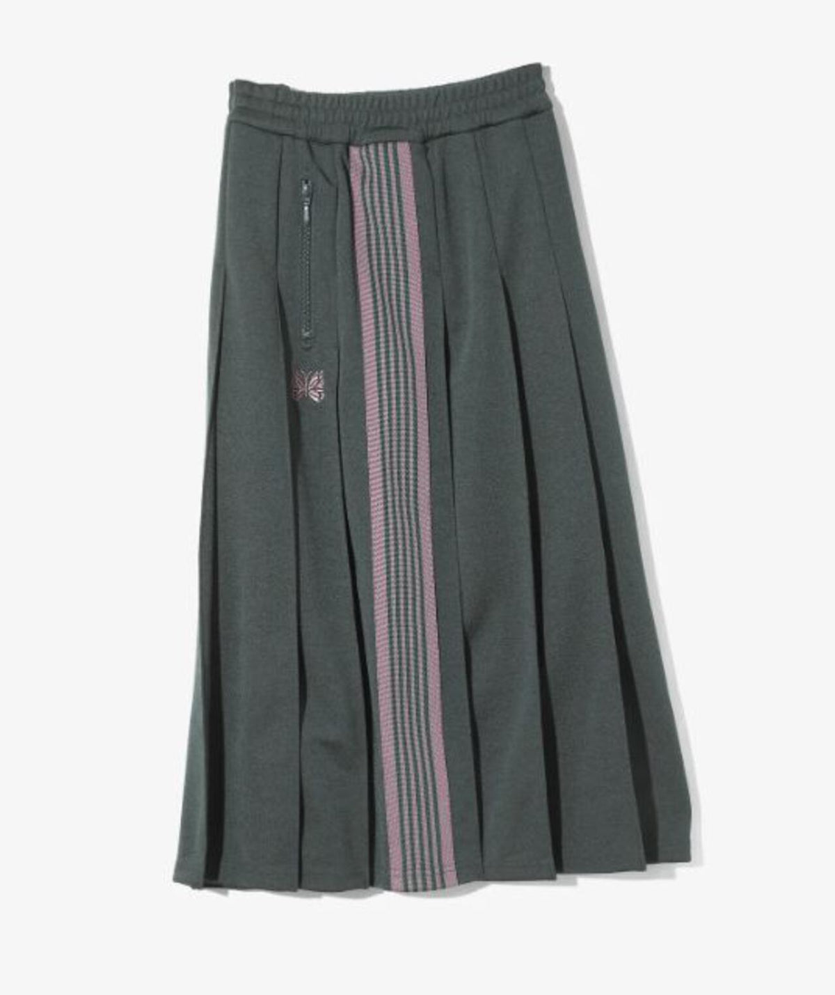 NEEDLES / ニードルズ / Pleated Track Skirt - Poly Smooth RW322