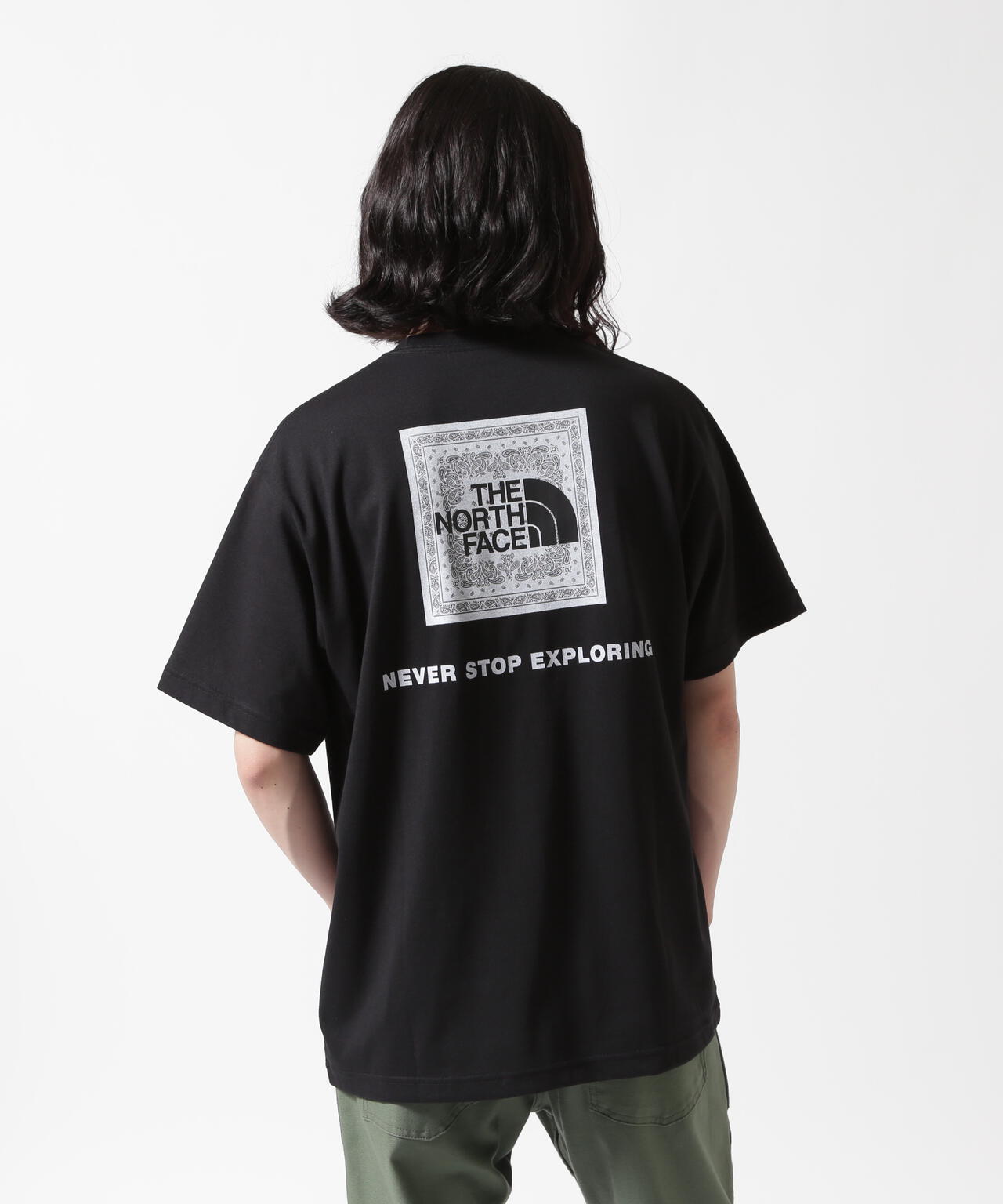 THE NORTH FACE / S/S Bandana Square logo Tee
