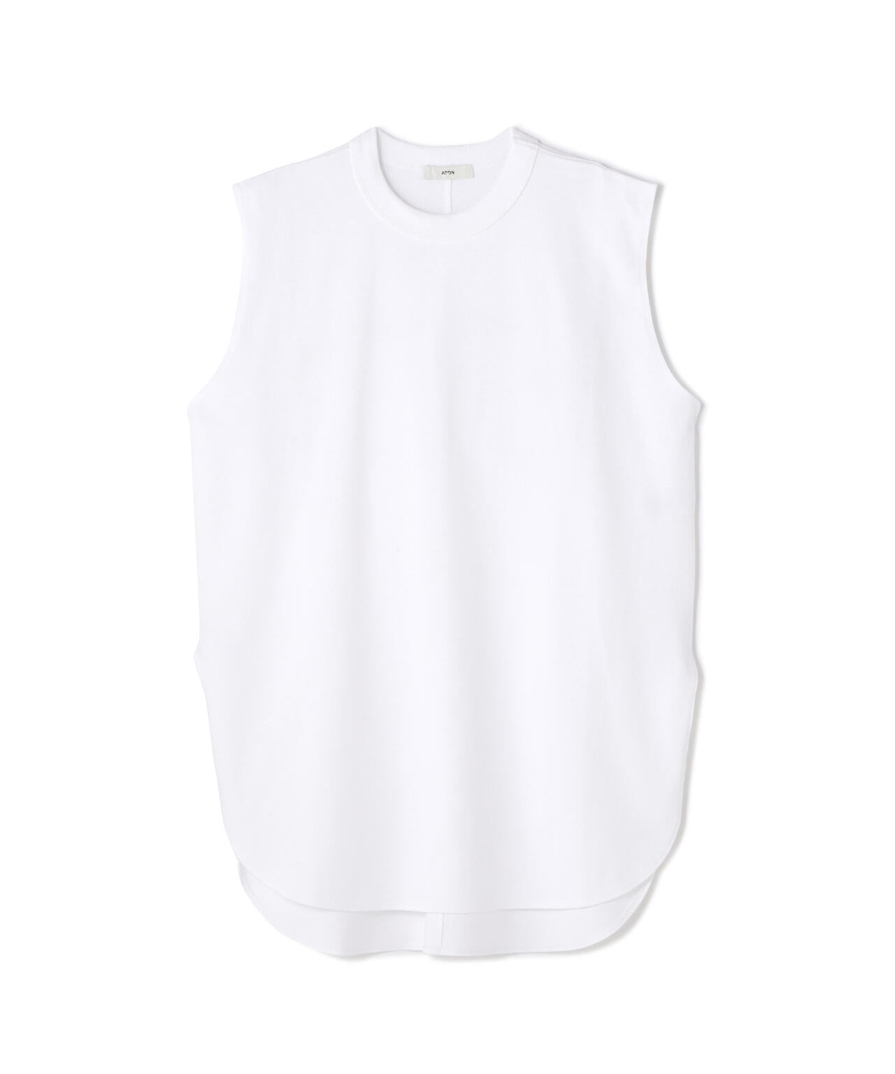 ATON (エイトン) 12/- AIR SPININNG / ROUND HEM TANKTOP