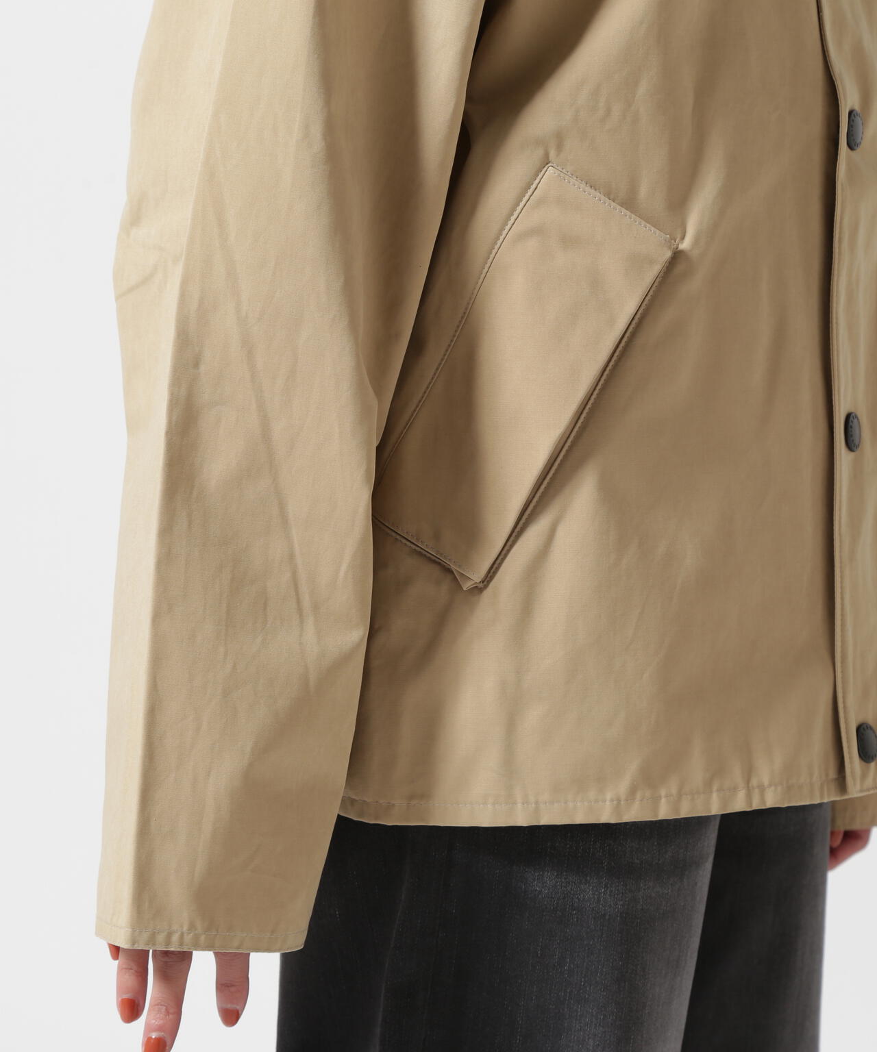 Barbour(バブアー)TRANSPORT / トランスポート/ピーチスキン コットン ショートレングスブルゾン