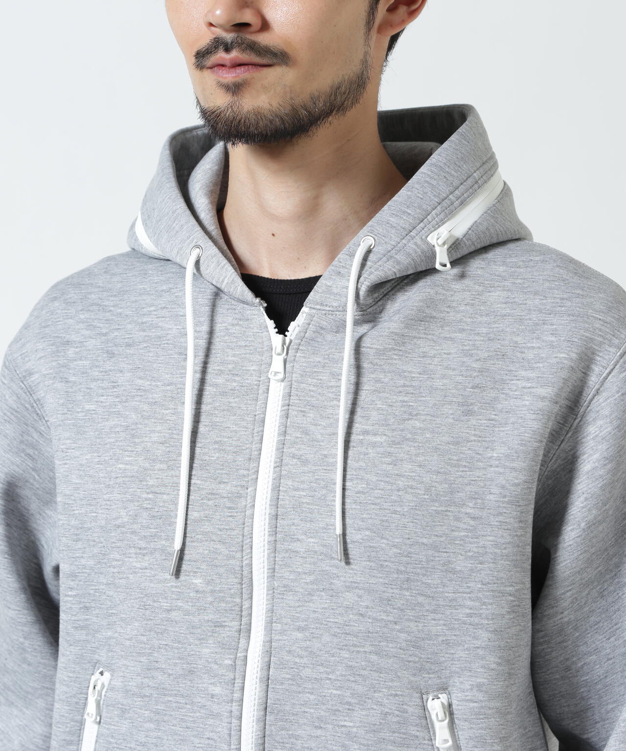 PIUORO(ピウオロ)CARDBOARD ZIP HOODIE