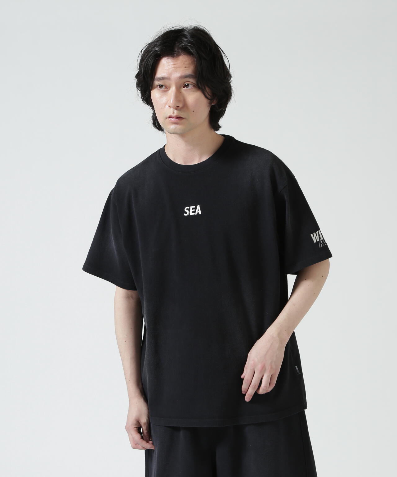 WIND AND SEA(ウィンダンシー)SULFUR DYEING LOGO S/S TEE
