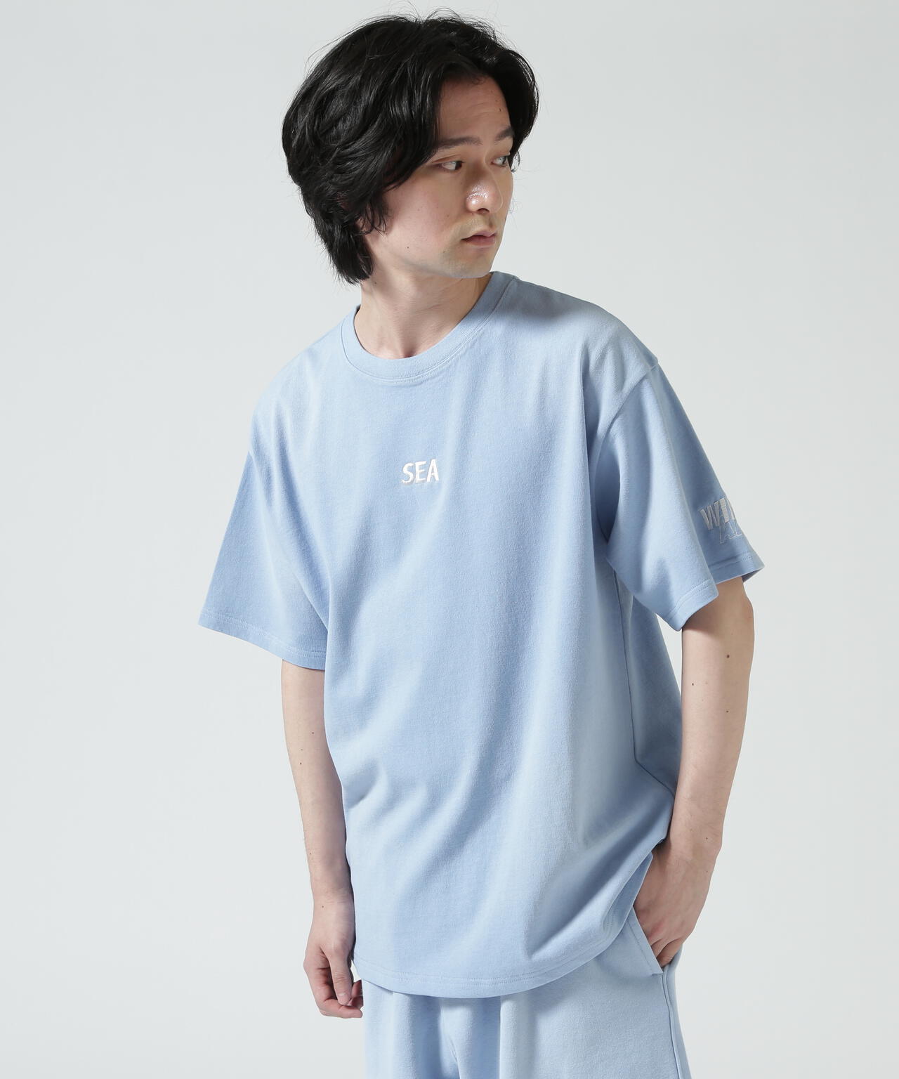 WIND AND SEA(ウィンダンシー)SULFUR DYEING LOGO S/S TEE