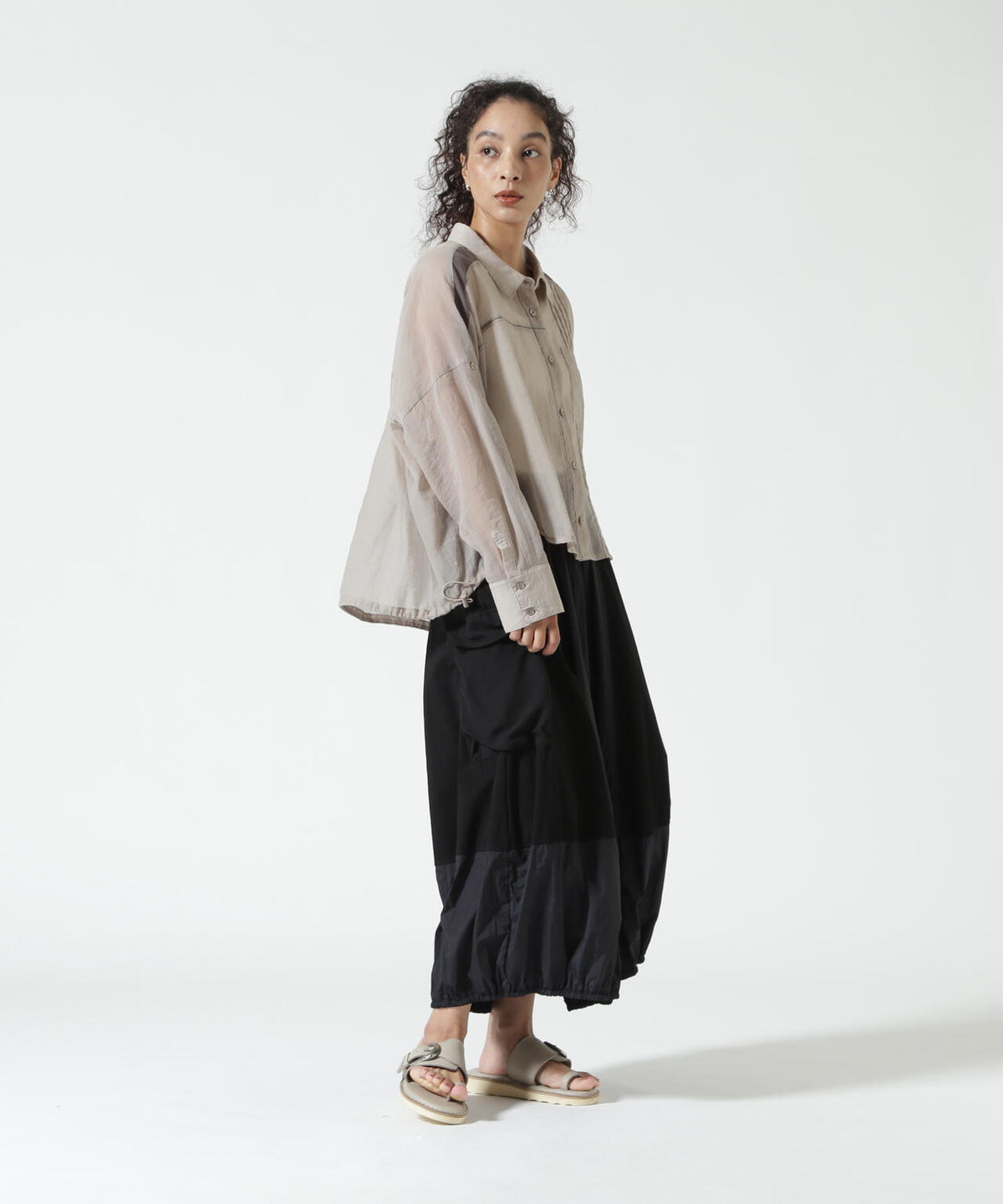 AULA AILA(アウラ アイラ)別注COCOON LAYERED SKIRT