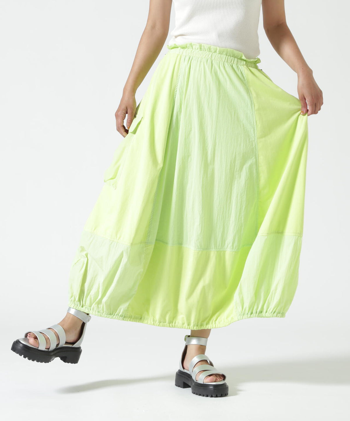 AULA AILA(アウラ アイラ)別注COCOON LAYERED SKIRT