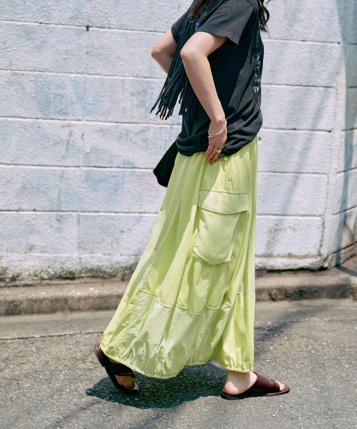 AULA AILA(アウラ アイラ)別注COCOON LAYERED SKIRT