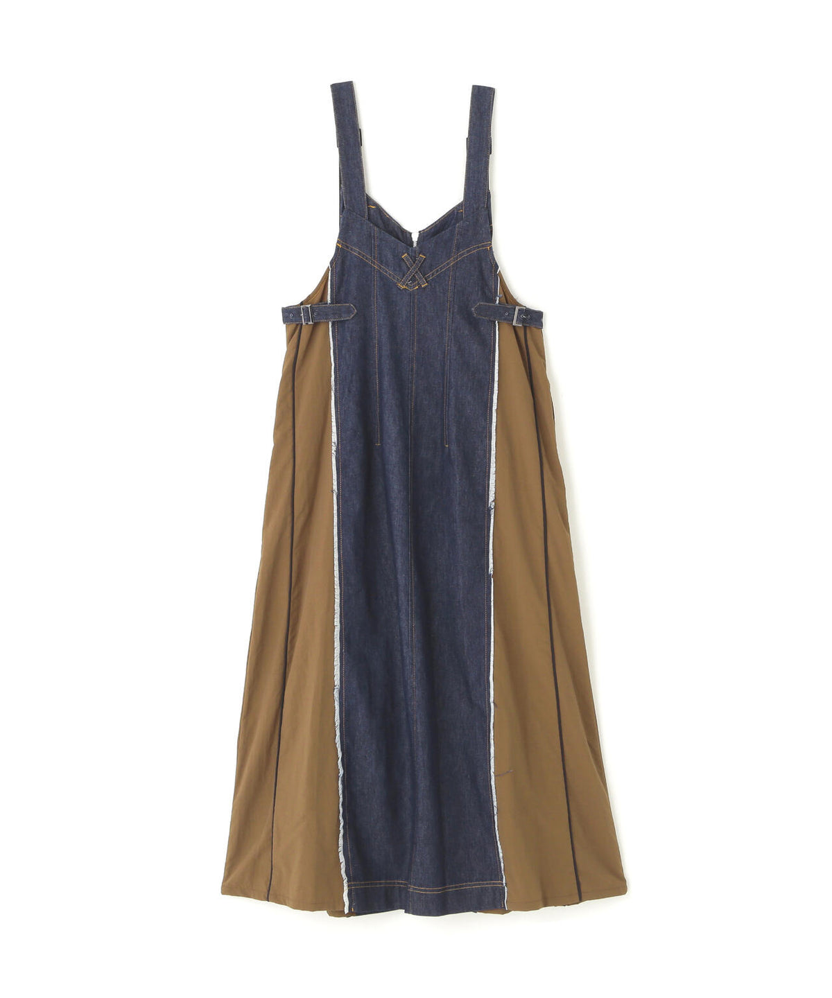 AULA AILA(アウラ アイラ)別注TAFFETA COMBINATION JUMPER SKIRT/ジャンパースカート