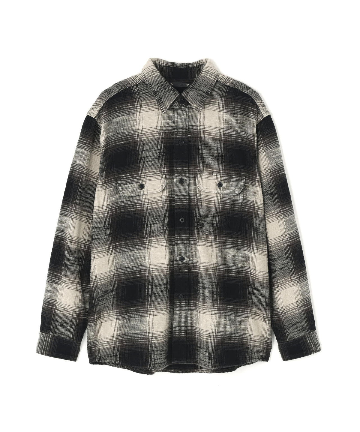 MINEDENIM(マインデニム) Heavy Cotton Flannel Ombre Work Shirt