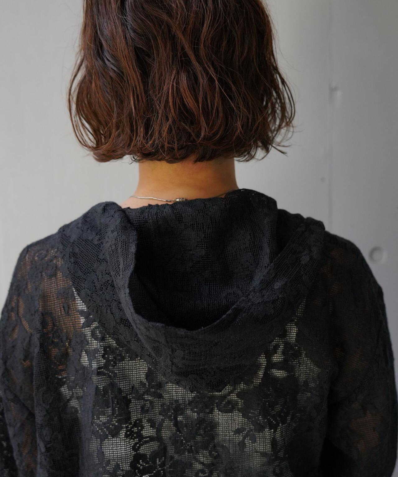 YENN(イエン)PORTABLE LACE HOODIE