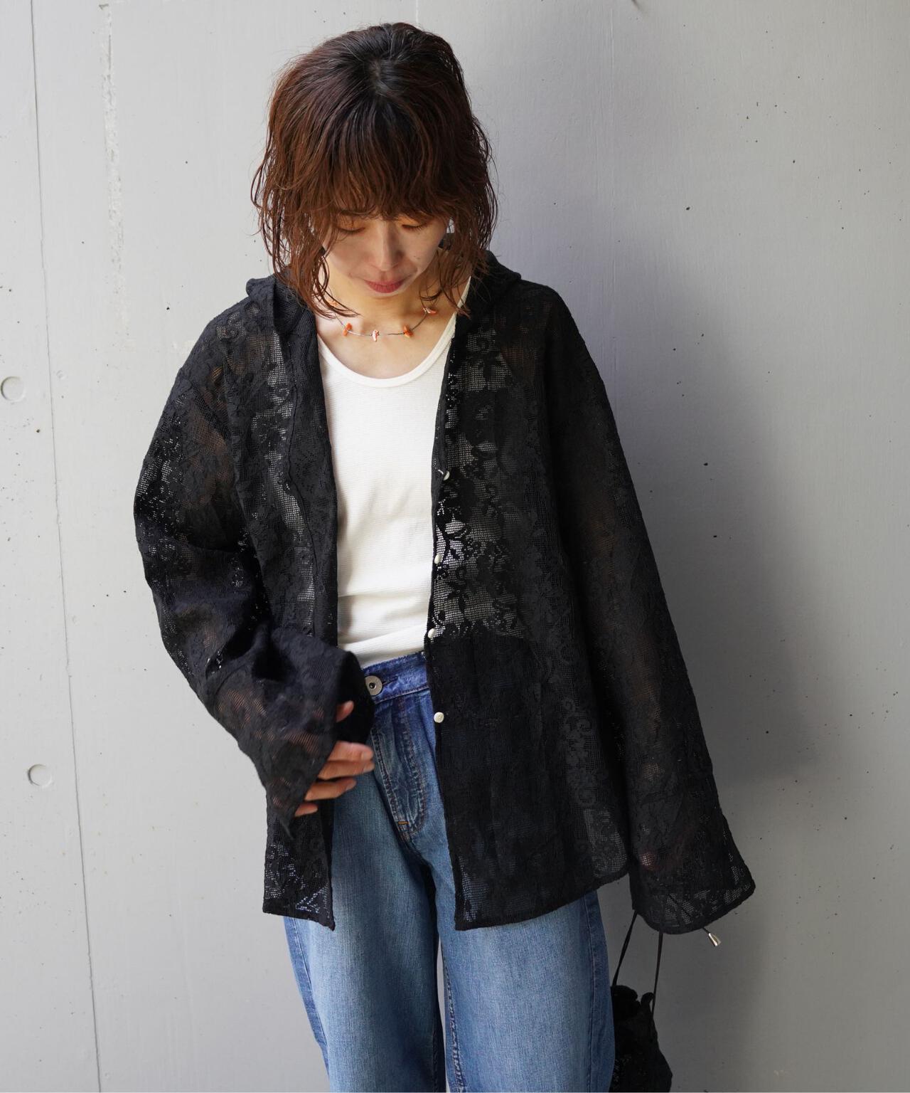 YENN(イエン)PORTABLE LACE HOODIE