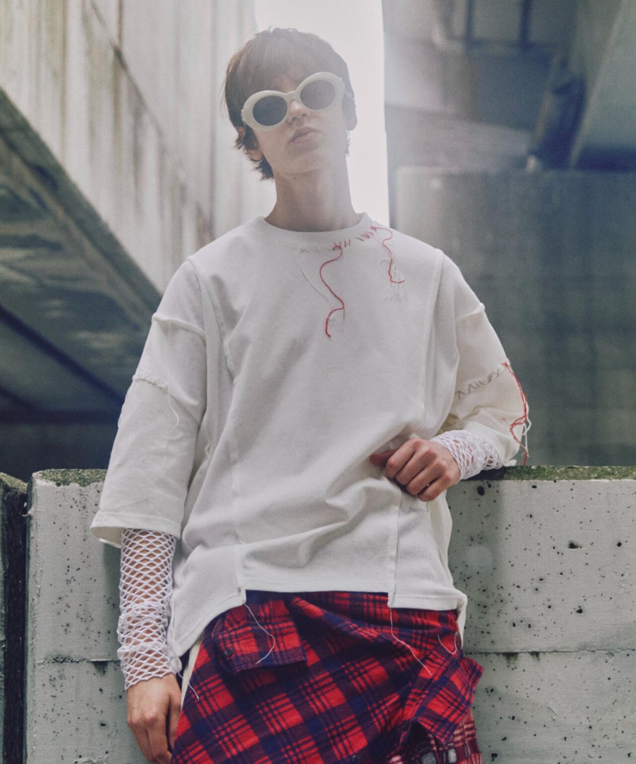 DISCOVERED(ディスカバード) 別注SWITCHING LOOPING WIDE TEE