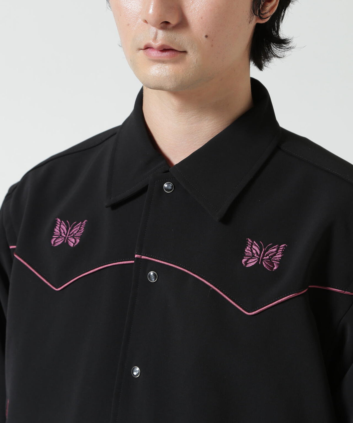 NEEDLES(ニードルズ)Piping Cowboy Jacket - Poly Double Cloth