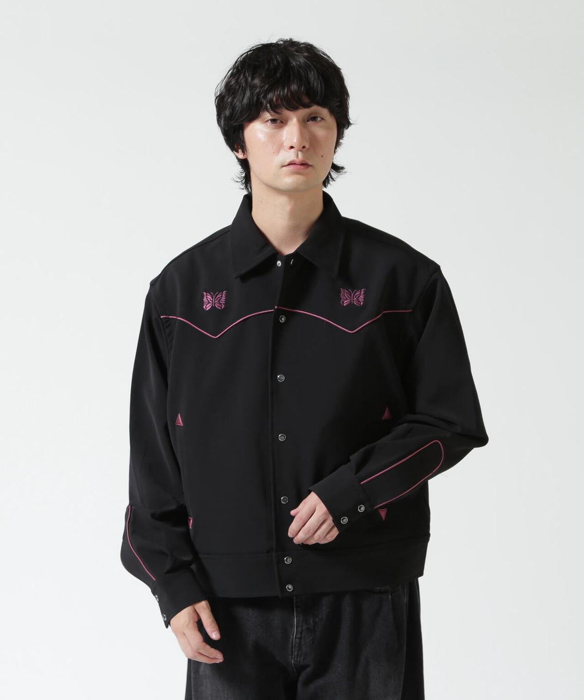 NEEDLES(ニードルズ)Piping Cowboy Jacket - Poly Double Cloth
