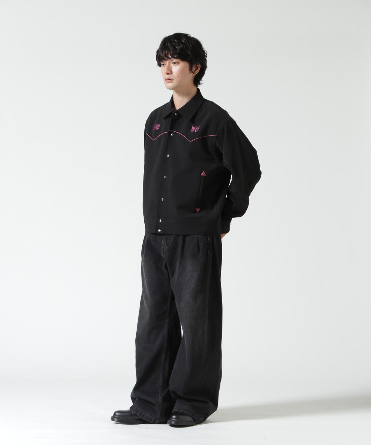 NEEDLES(ニードルズ)Piping Cowboy Jacket - Poly Double Cloth