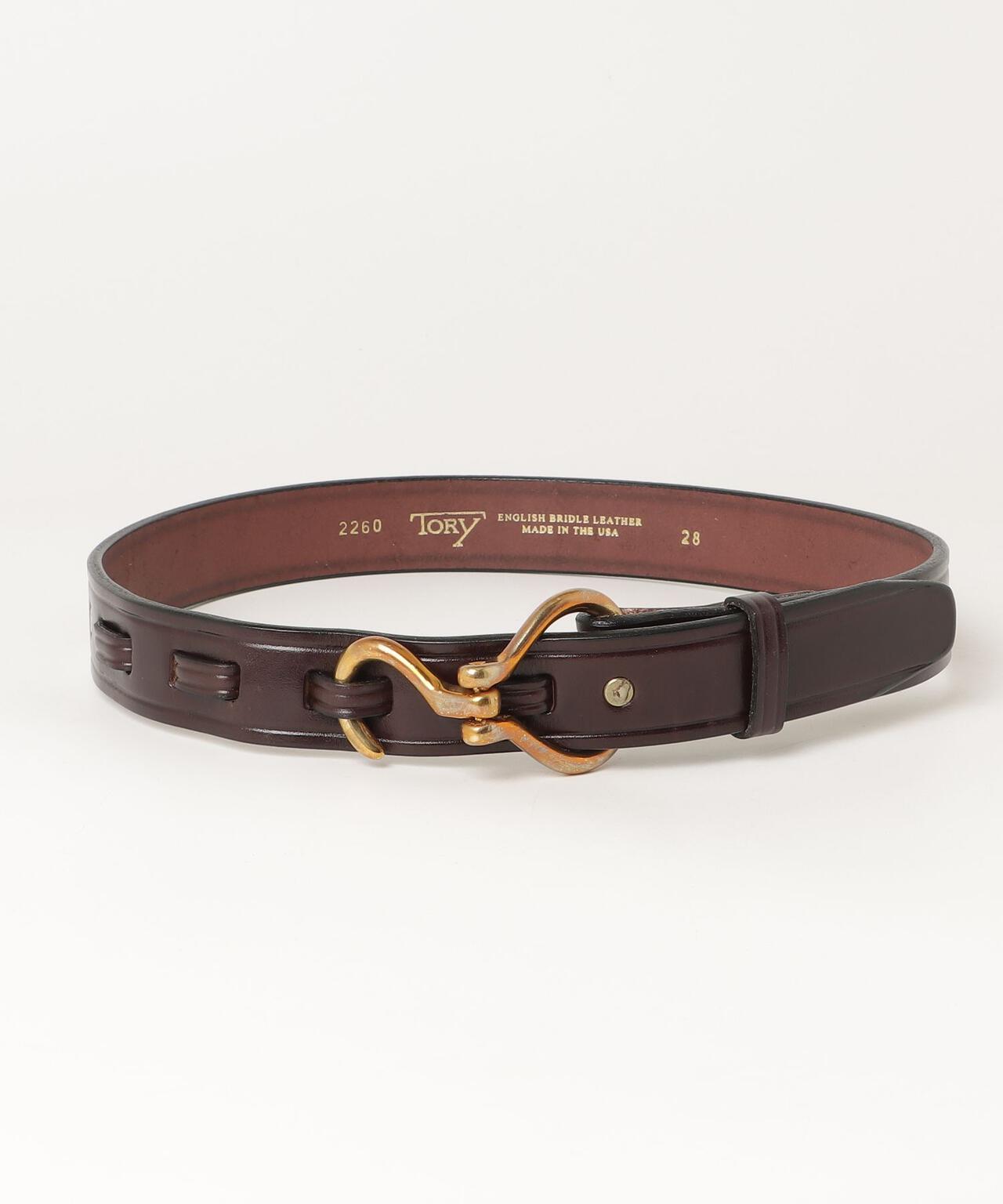 TORY LEATHER(トリーレザー) HOOF PICK BELT HAVANA / BRASS