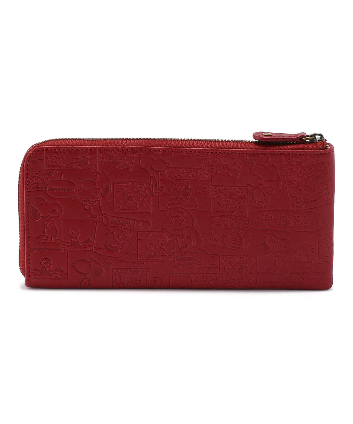 SNOOPY LEATHER COLLECTION/スヌーピーレザーコレクション/ヴィンテージコミックスリムLF束入れ財布