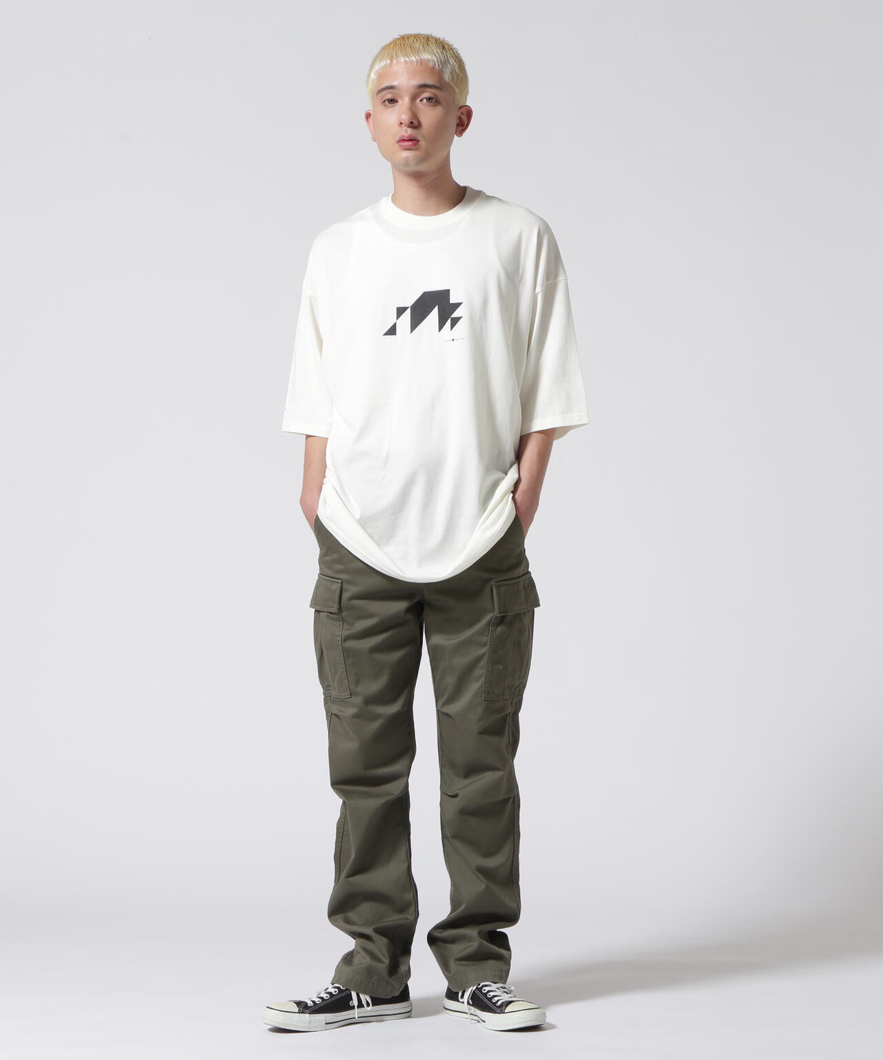A.F ARTEFACT/919 Print Over Sized T-Shirts