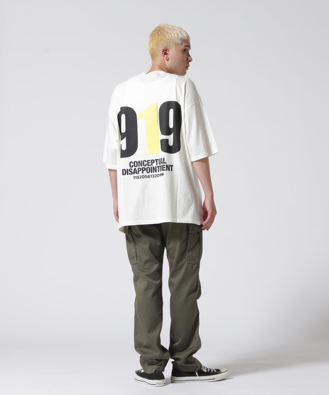A.F ARTEFACT/919 Print Over Sized T-Shirts