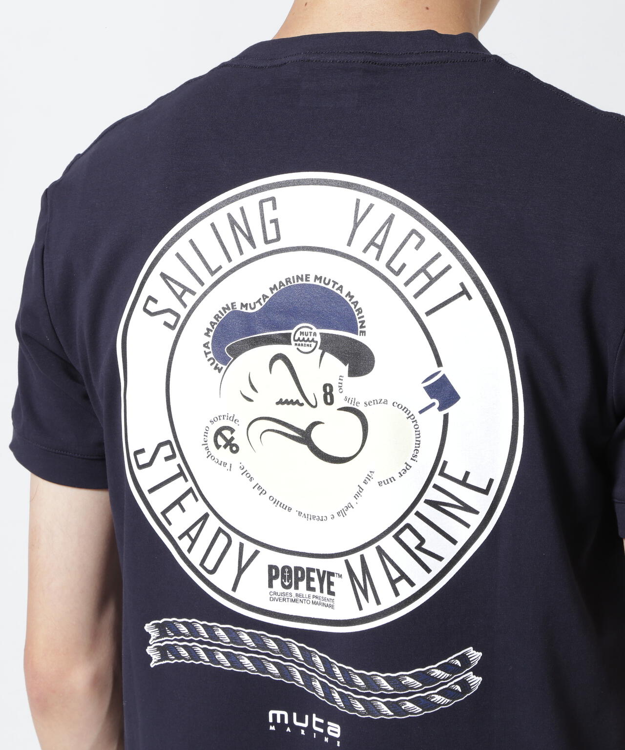 muta MARINE/ムータ マリン/POPEYE meets muta MARINE STEADY Tシャツ