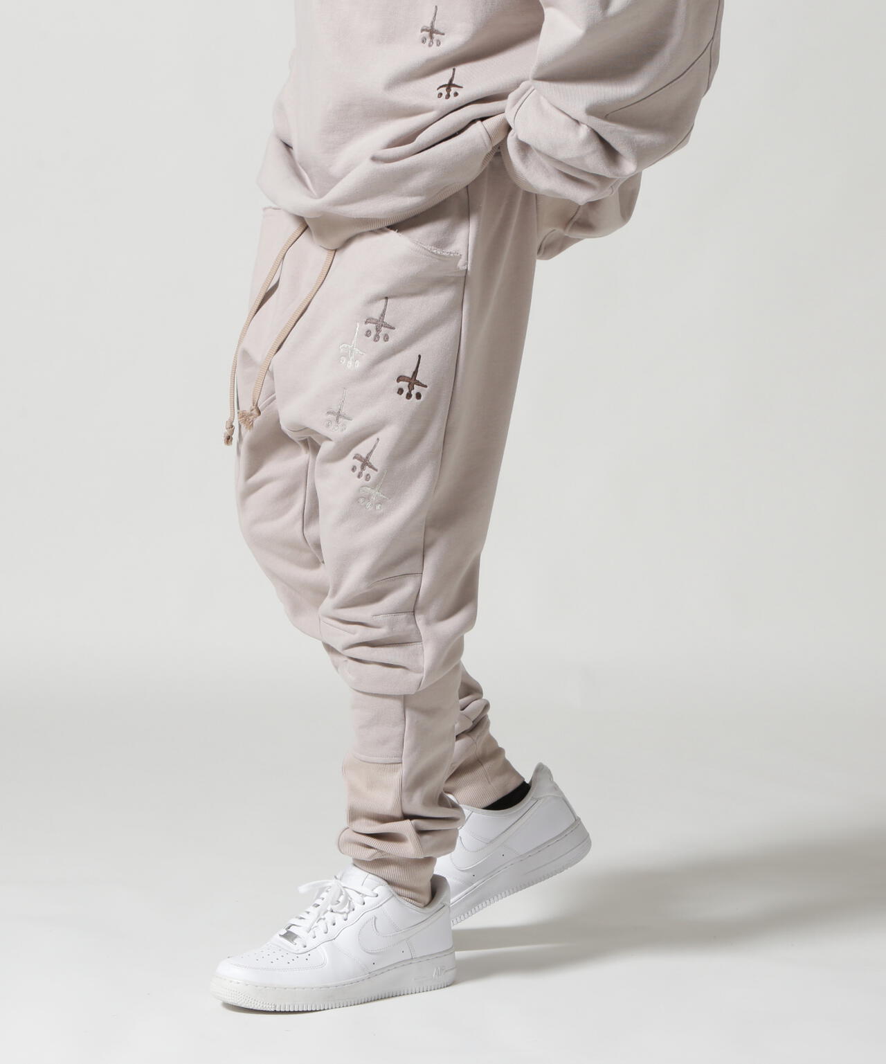 CTLS/シーティーエルエス/別注USUAL PANTS 刺繍クロス