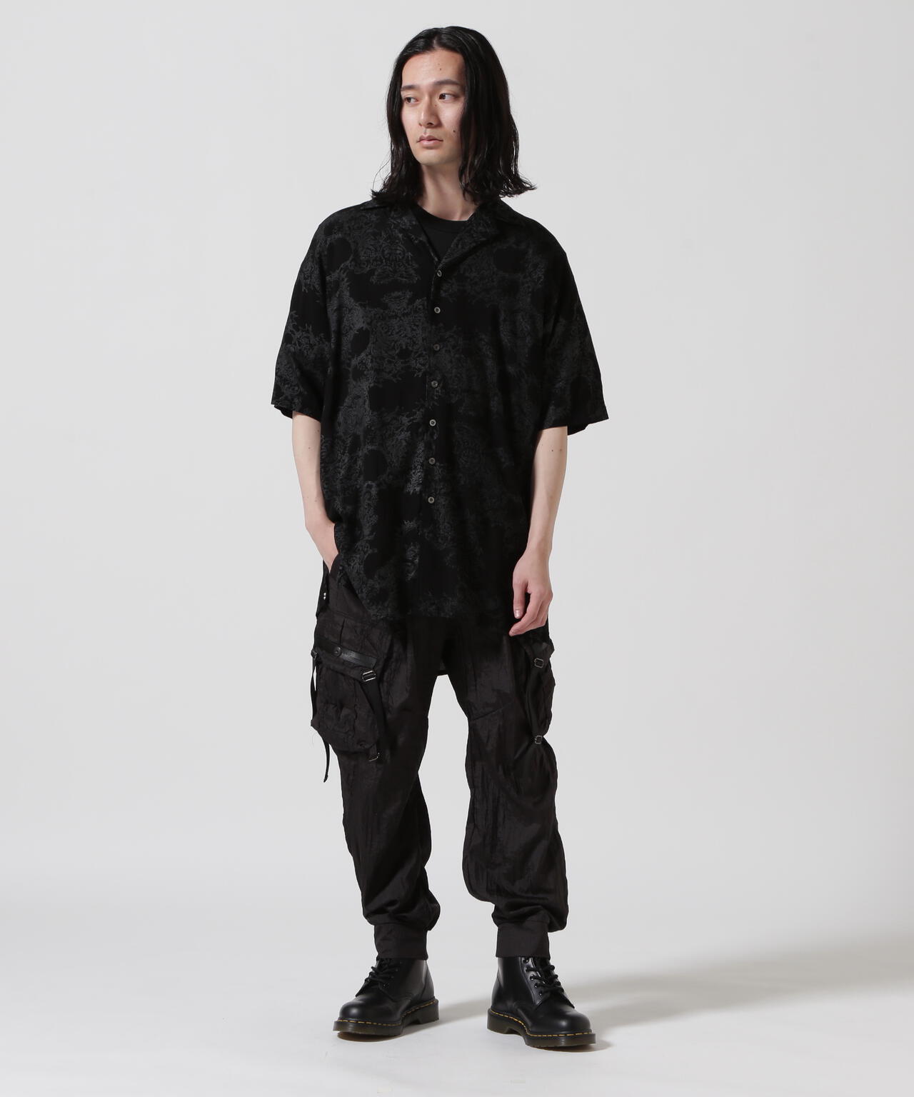 KMRii/ケムリ/Magnolia Crepe Rayon Shirt