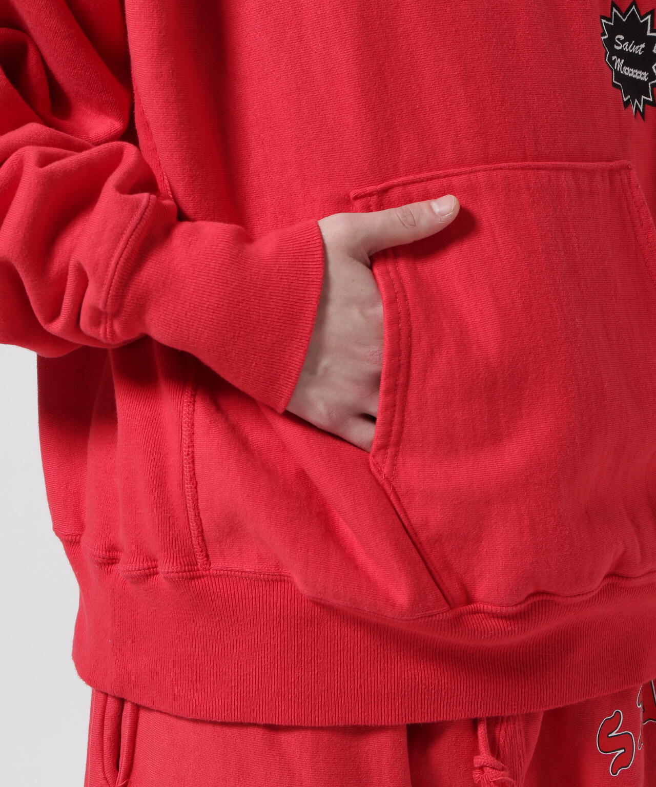 SAINT MICHAEL/セント マイケル/HOODIE/ARCH SAINT/RED