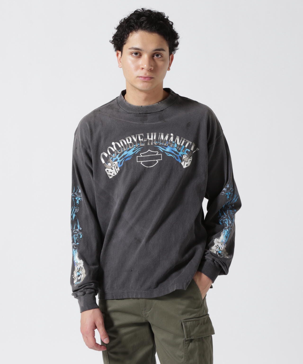 SAINT MICHAEL/セントマイケル/LS TEE/BTFL BASTARS/BLACK