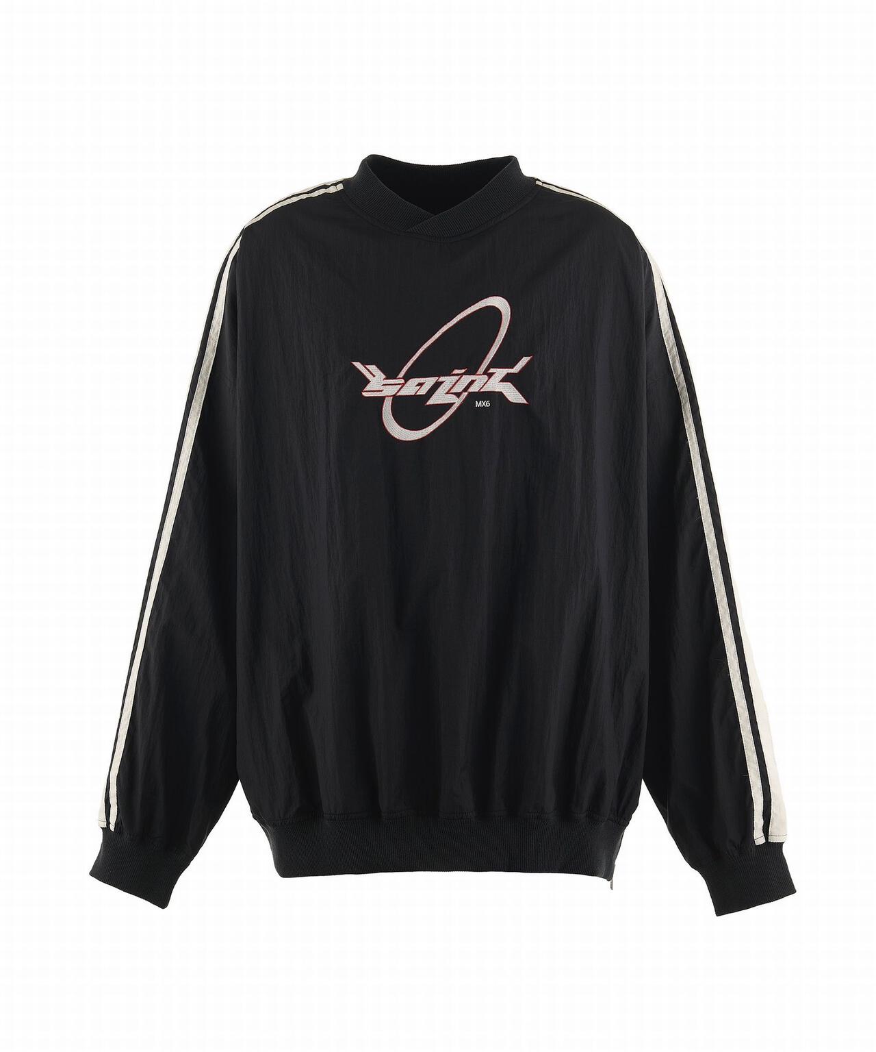 SAINT MICHAEL/セントマイケル/NYLON PULLOVER/SAINT/BLACK