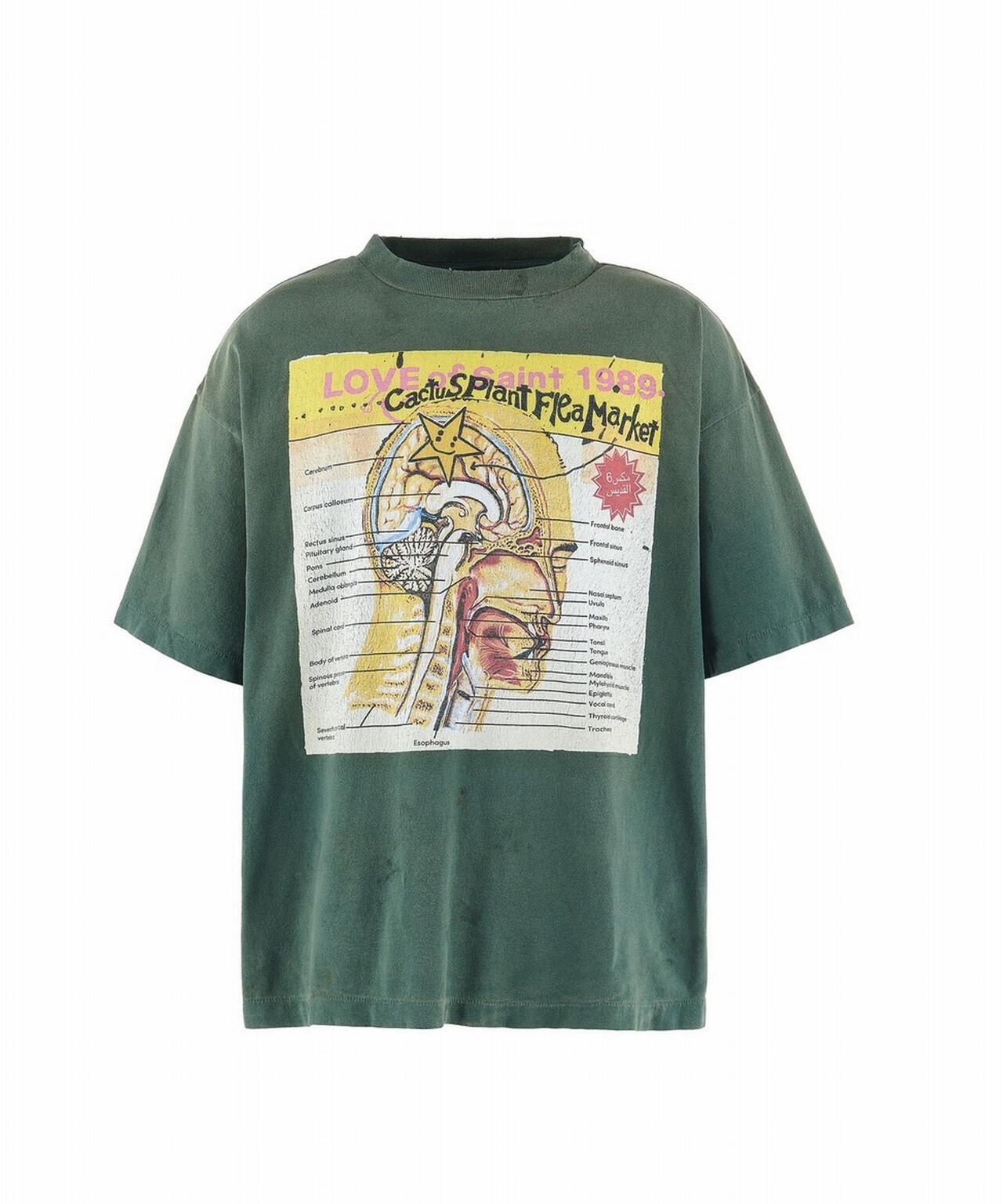 SAINT MICHAEL/セントマイケル/CP_SS TEE/LOVE OF SNT/GREEN