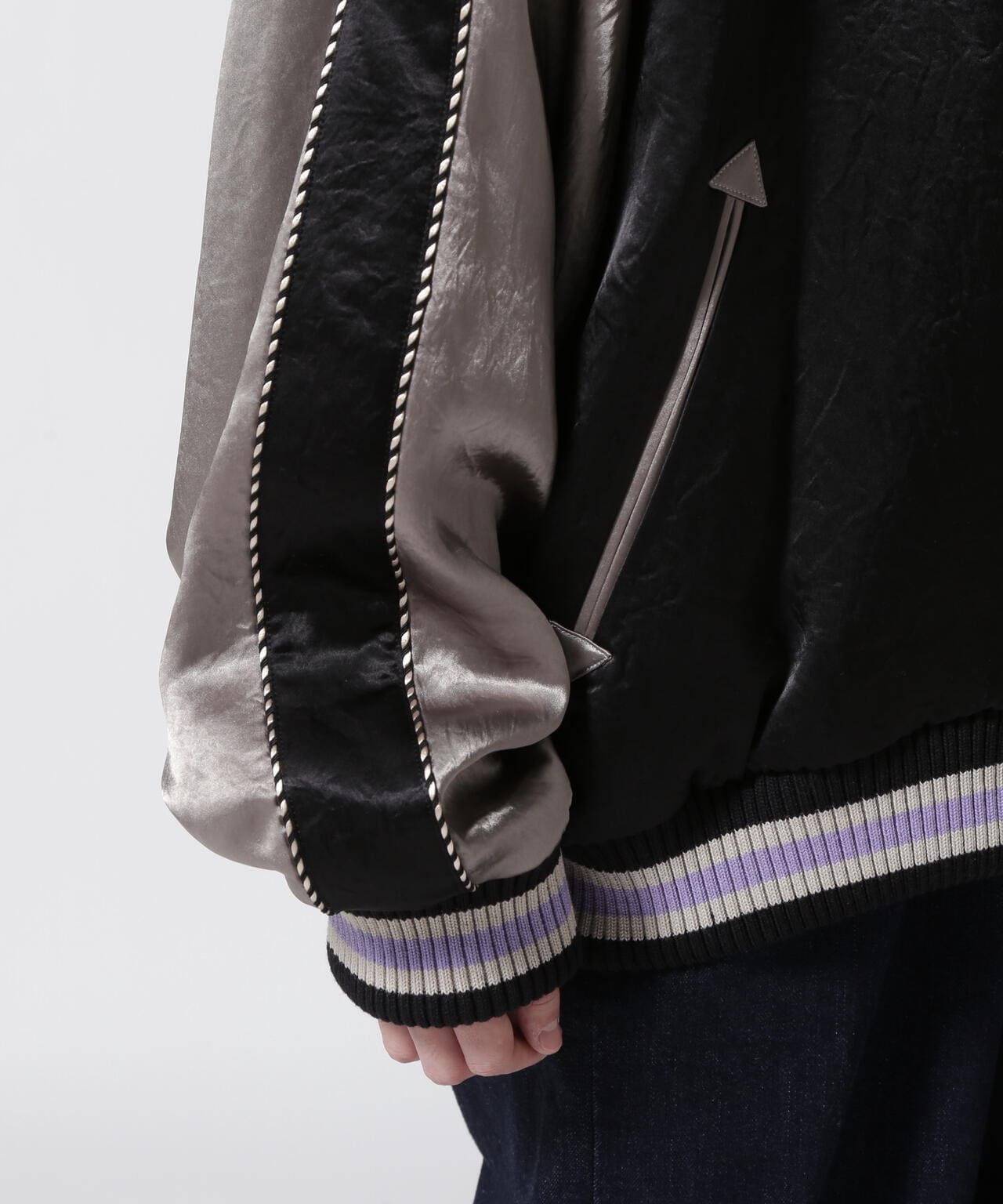 el conductorH/コンダクター/別注WOLF Embroidered Sourvenir JKT