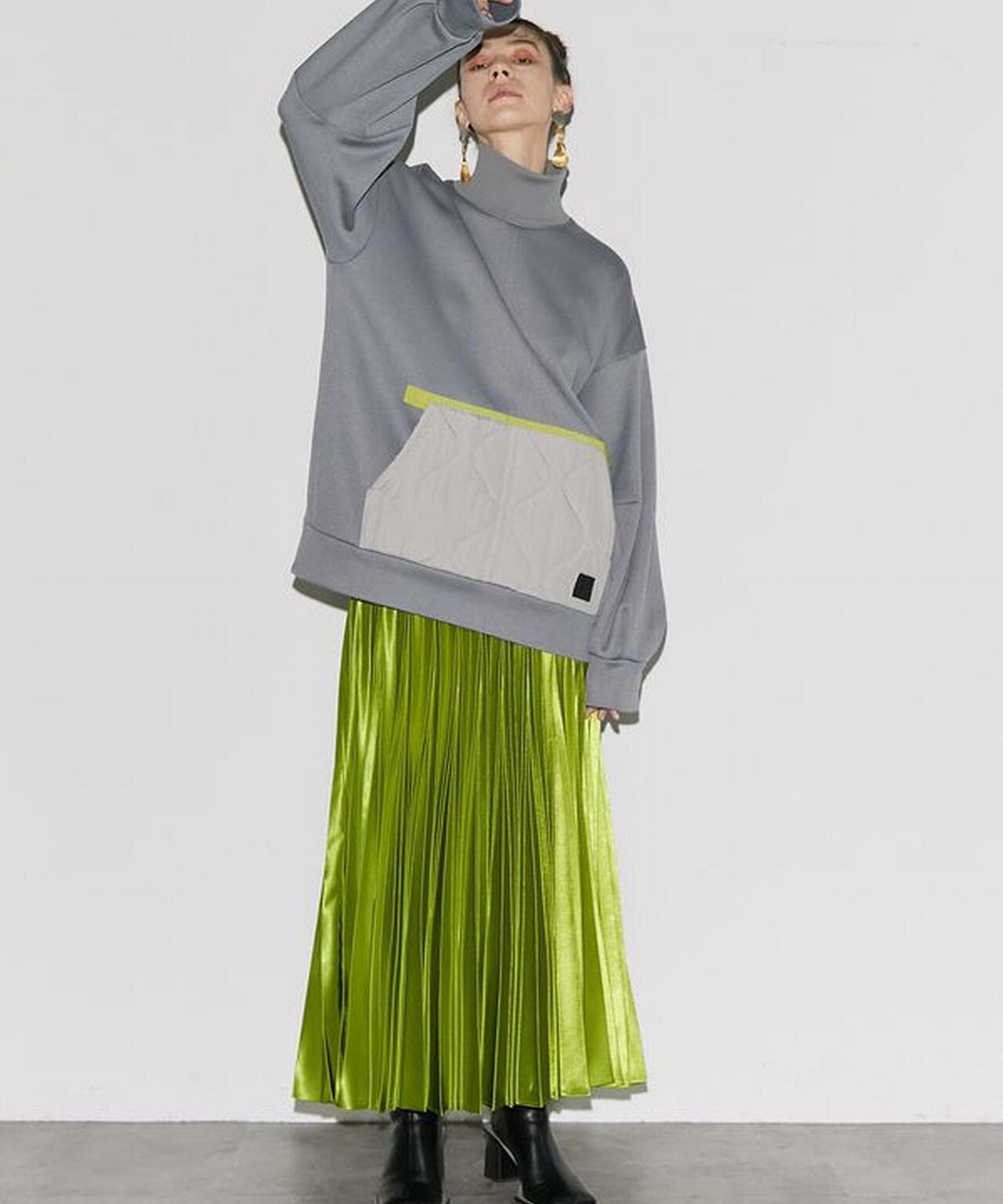 UN3D./アンスリード/ORIGAMI PLEATS SK GS
