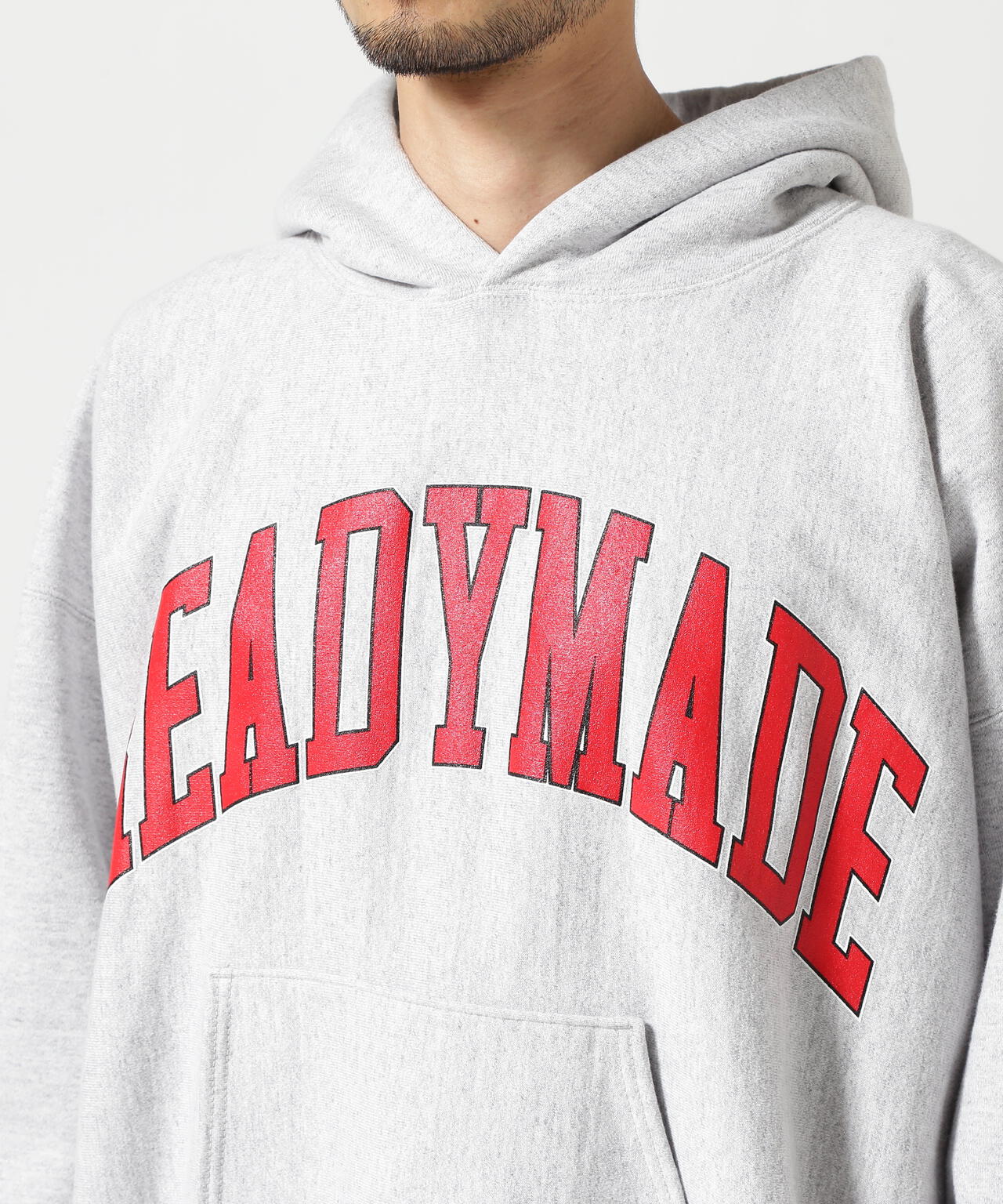 READYMADE/レディーメイド/HOODIE ARCH LOGO/GRAY