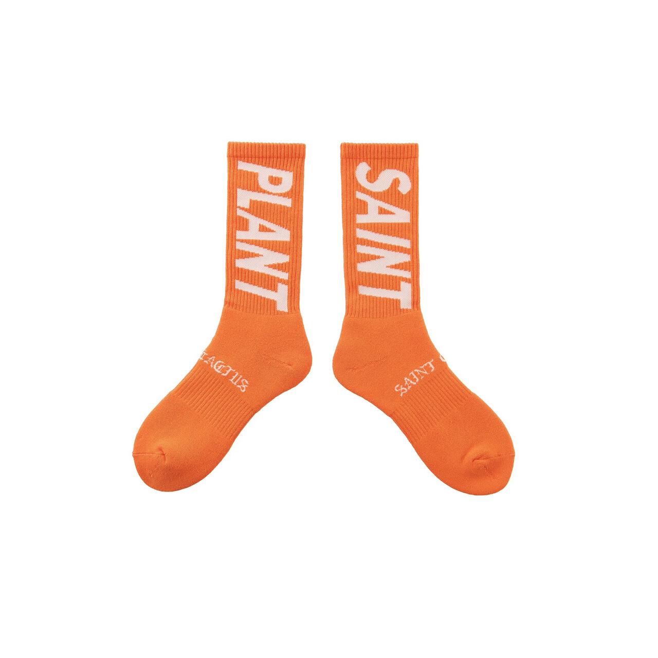 SAINT MICHAEL/セントマイケル/CP_SOCKS/SNT PLANT/ORANGE