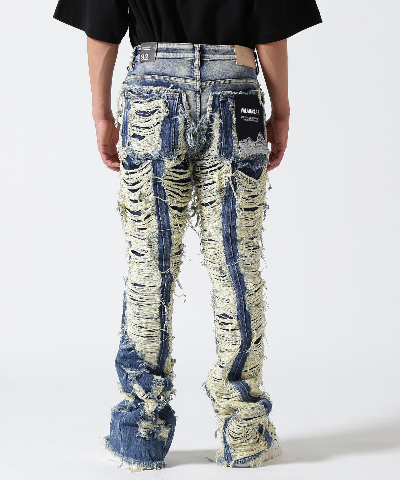 Valabasas/バラバサス/CONTRAST BLUE WASH DENIM