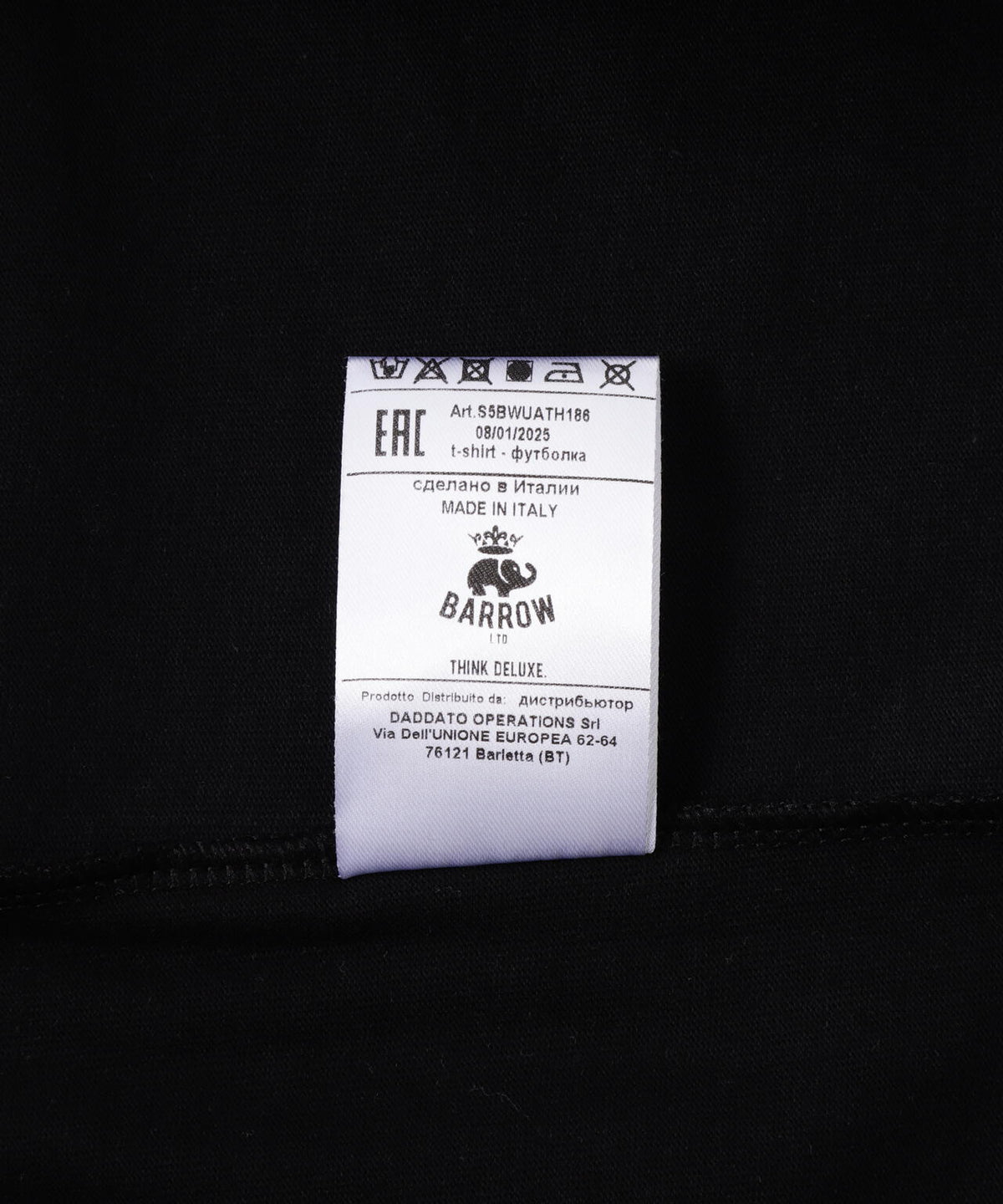 Barrow/バロー/日本別注 3D PRINT LS TEE