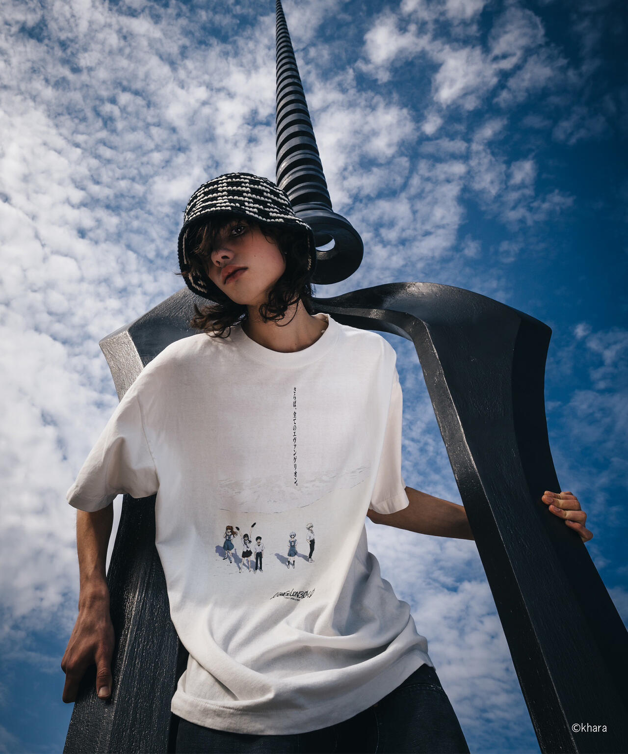 SAINT MICHAEL/セントマイケル/EV_SS TEE - WHITE