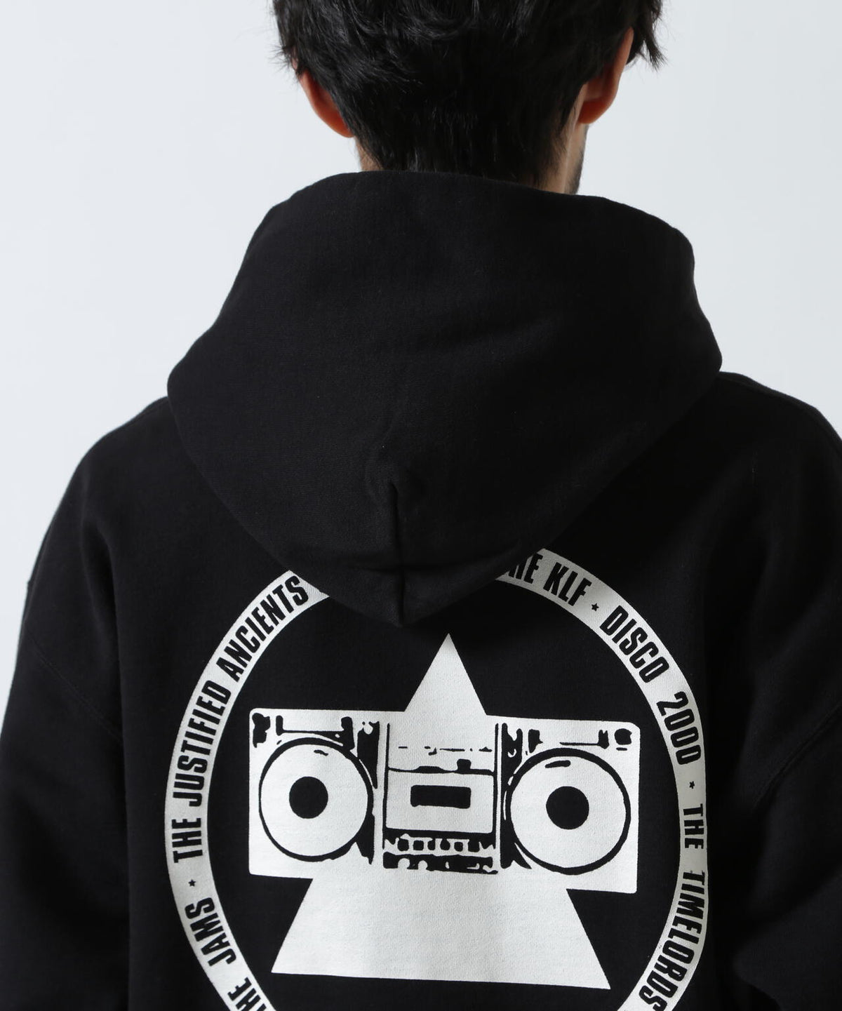SAINT MICHAEL/セントマイケル/KLF HOODIE/KLF/BLACK
