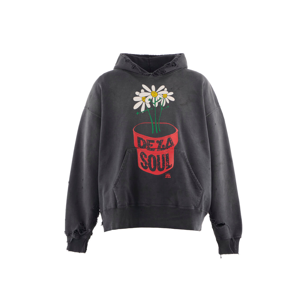 SAINT MICHAEL/セント マイケル/DLS_HOODIE/DE LA SOUL/BLACK