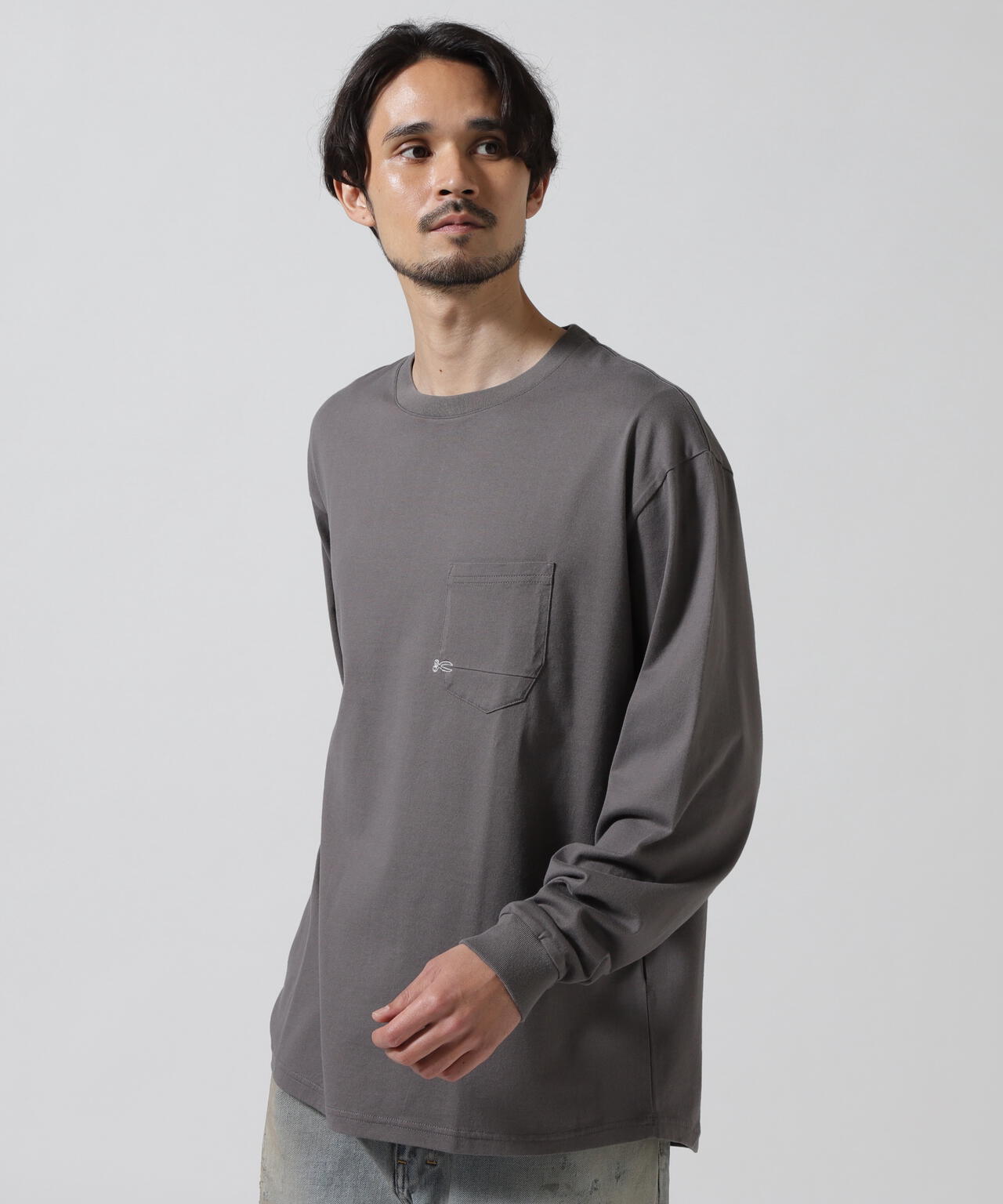 DENHAM/デンハム/7 POCKET LS TEE