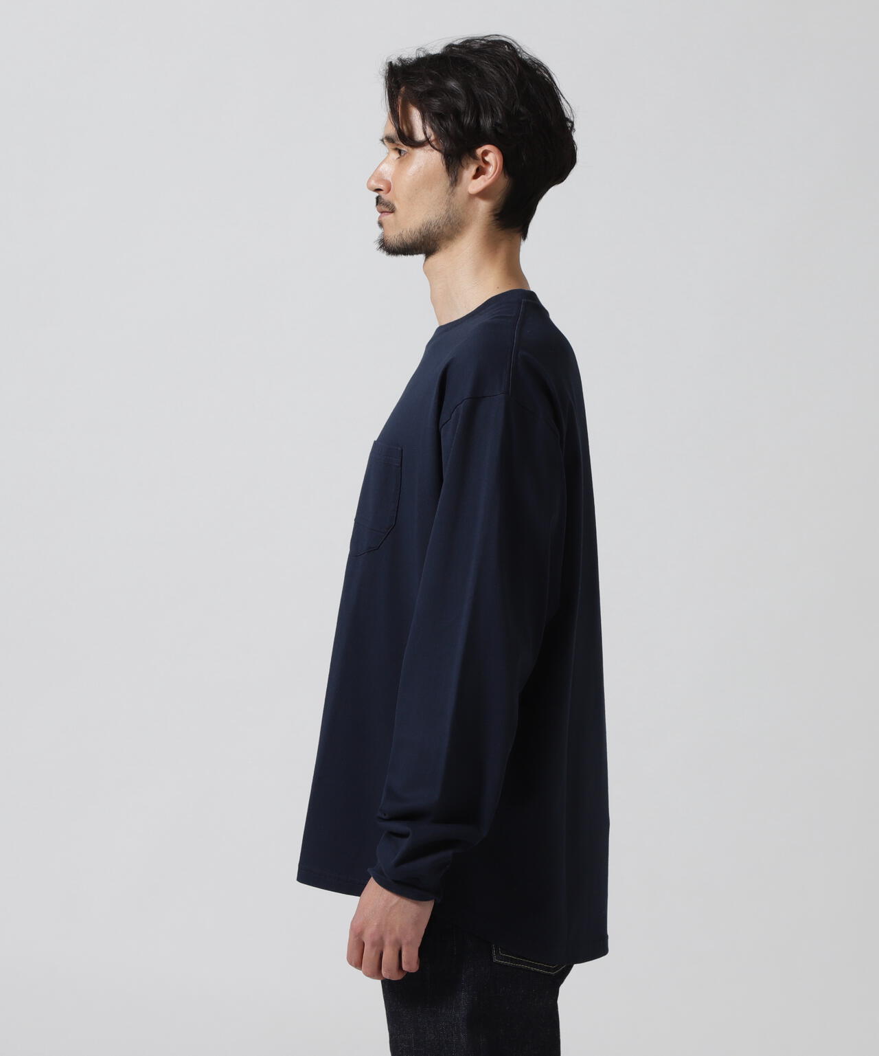 DENHAM/デンハム/7 POCKET LS TEE