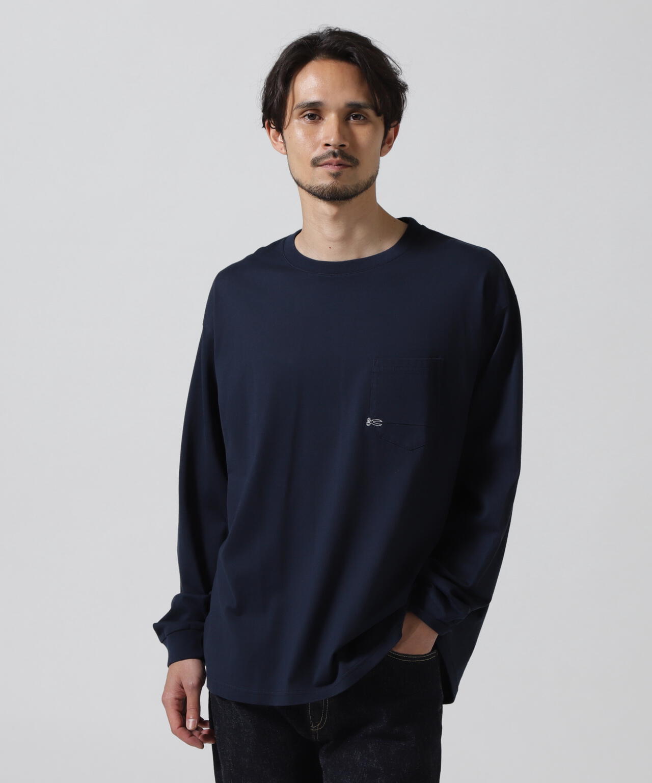DENHAM/デンハム/7 POCKET LS TEE