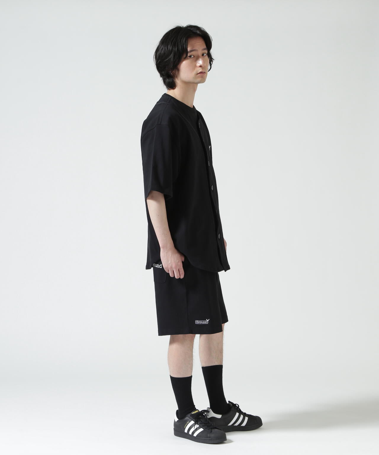 Ground Y×NEW ERA/BOX LOGO SHORT PANTS