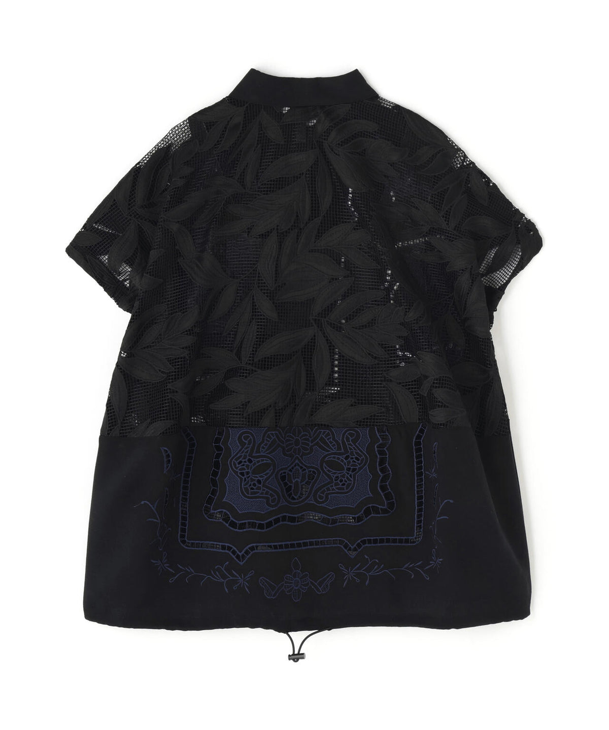 AULA AILA/アウラアイラ/CUTWORK EMBROIDERED SHIRT
