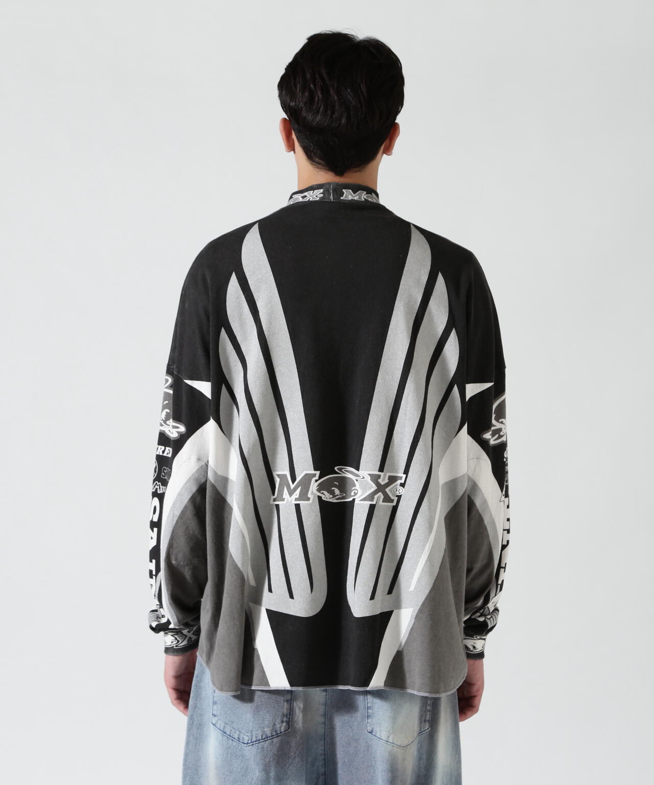 SAINT MICHAEL/セントマイケル/LS T-SHIRT/SAINT MX/BLACK