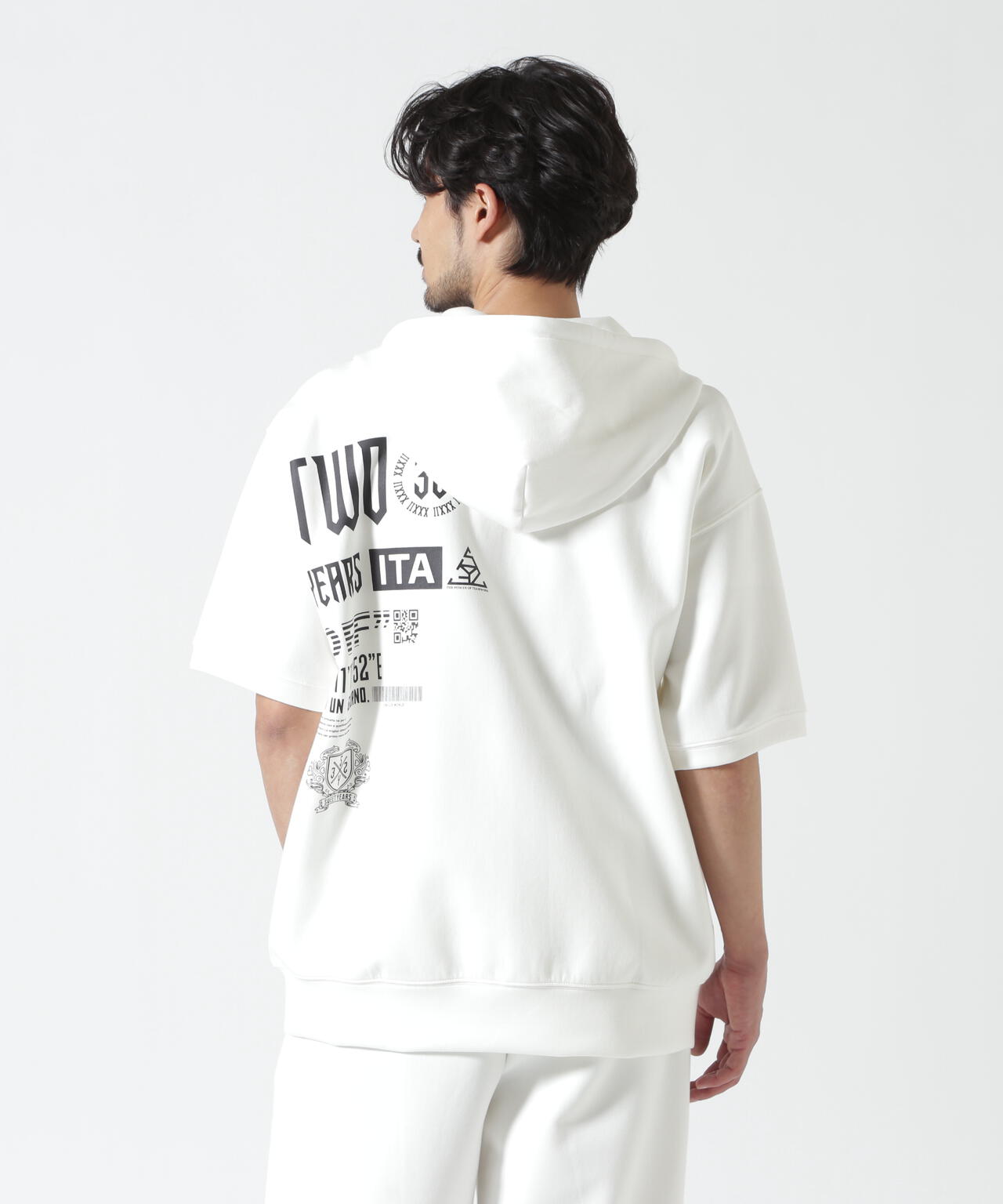 SY32 by SWEET YEARS /エスワイサーティトゥ バイ スィートイヤーズ/ACTIVE S/S ZIP HOODIE