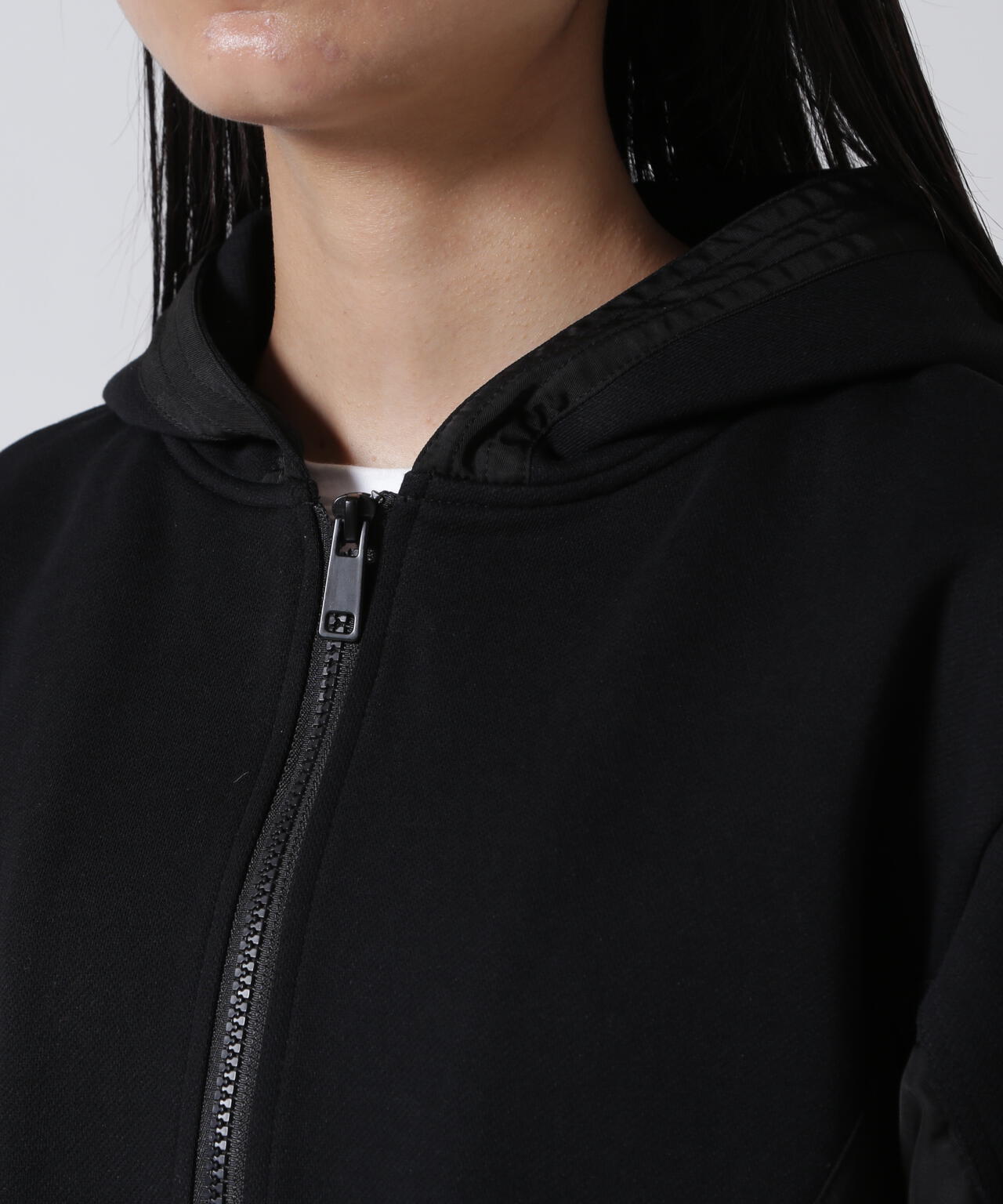 Risley/リズレー/Back mesh hoodie