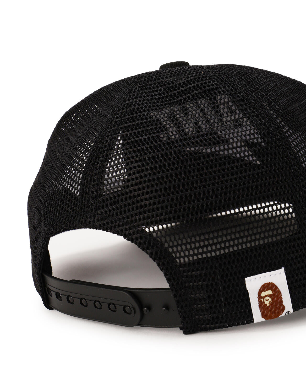 SAINT MICHAEL×A BATHING APE/BAPE_MESH CAP/BLK