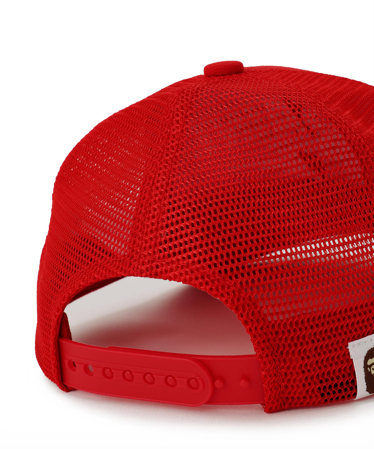 SAINT MICHAEL×A BATHING APE/BAPE_MESH CAP/RED